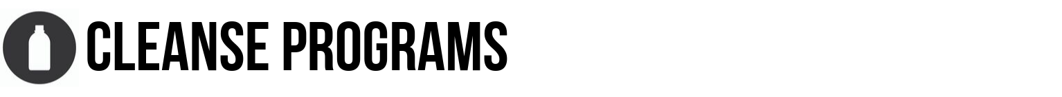 Cleanse Programs Cleanse Programs