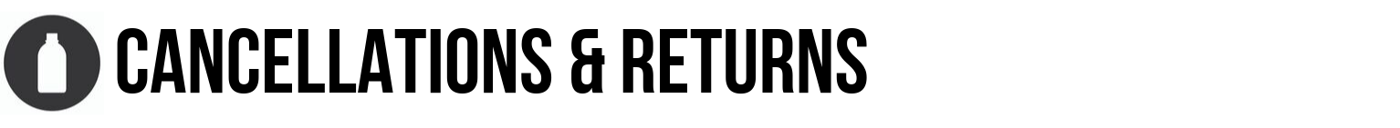 Cancellations and Returns